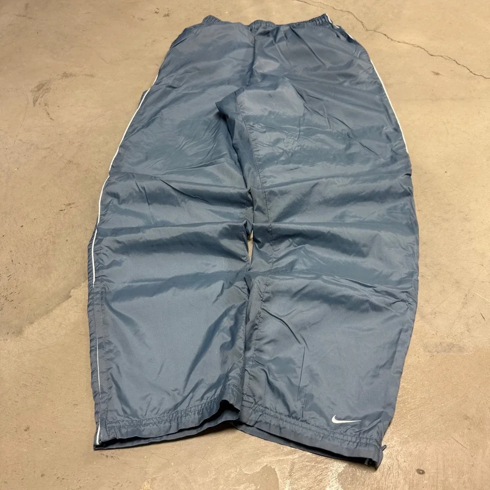 Vintage y2k Baggy Light Blue Nike Track Suits